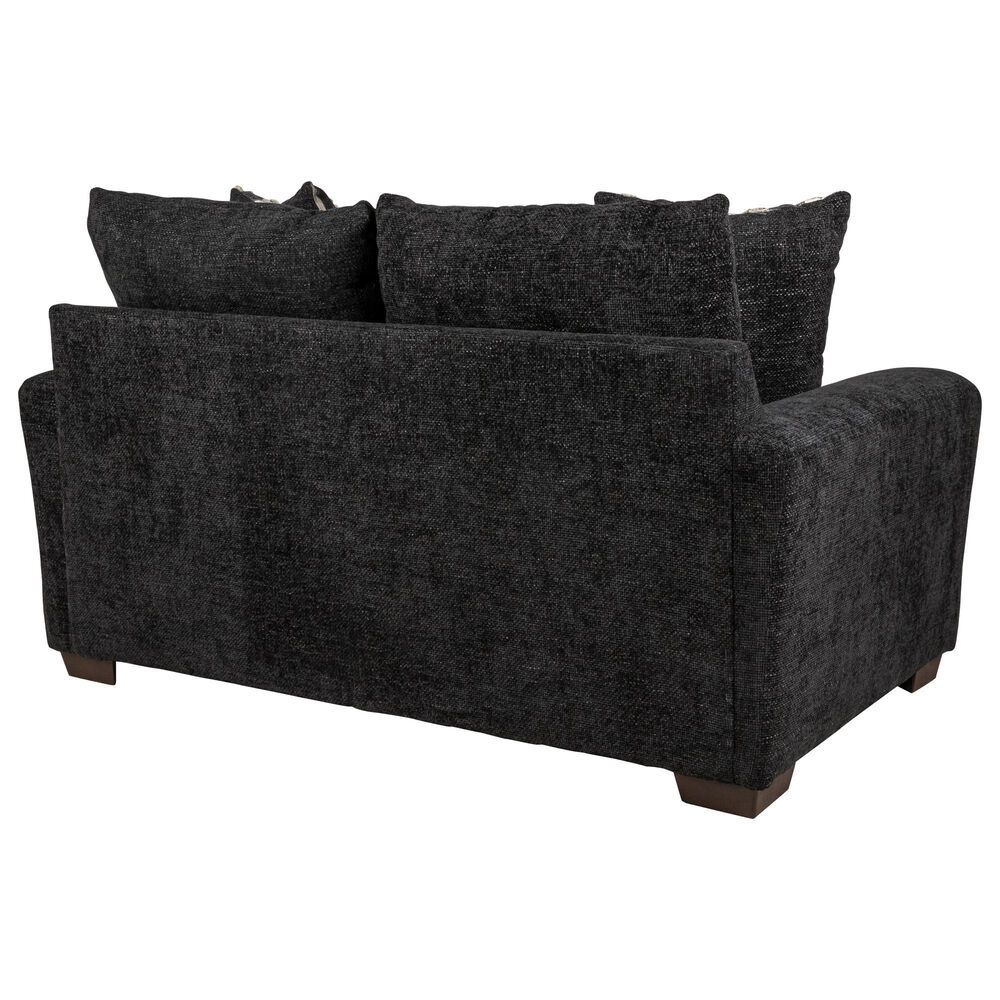 Northwestern Zazie Stationary Loveseat in Onyx, , large