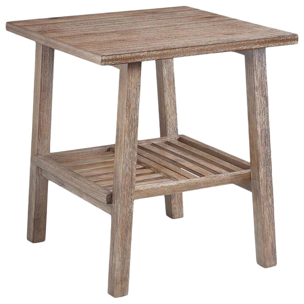 Boraam Industries Sonoma End Table in Barnwood, , large
