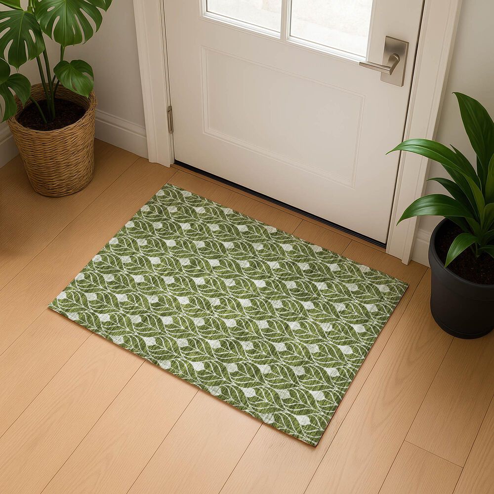 Dalyn Rug Company The Reserve TR10 Olive 2&#39;6&quot; x 3&#39;10&quot; Indoor/Outdoor Area Rug, , large