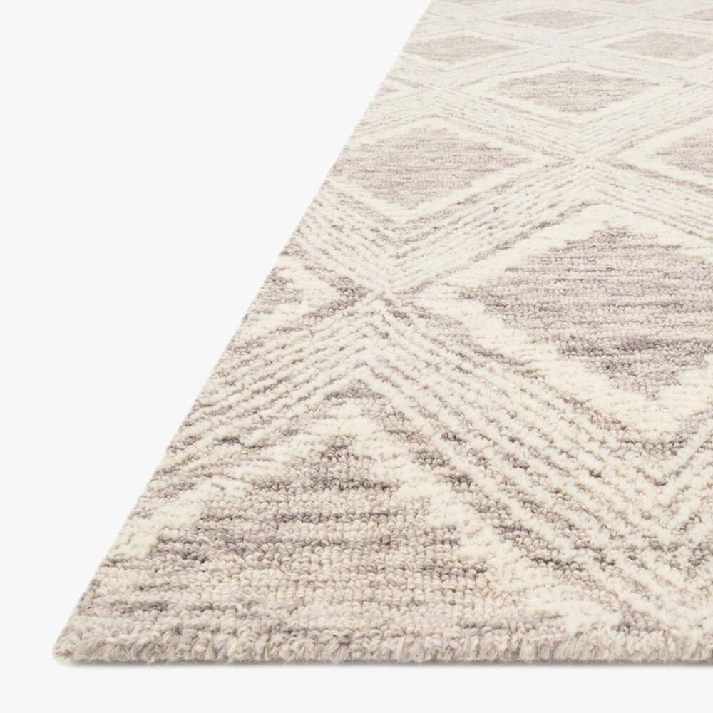 ED Ellen DeGeneres Crafted by Loloi Kopa 7'9" x 9'9" Smoke and Ivory