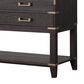 Lexora Home Norwalk 72" Double Bathroom Vanity in Brown Oak with White Quartz Top and Rectangular Sinks, , large