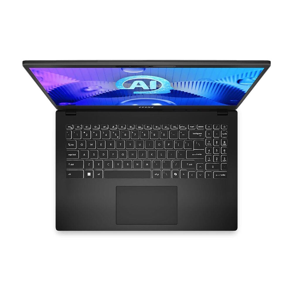 MSI Modern 15 H AI C1MG-056US 15.6&quot; Laptop - Intel Core Ultra 7 - 32GB RAM, 1TB SSD - Windows 11 Pro in Classic Black, , large