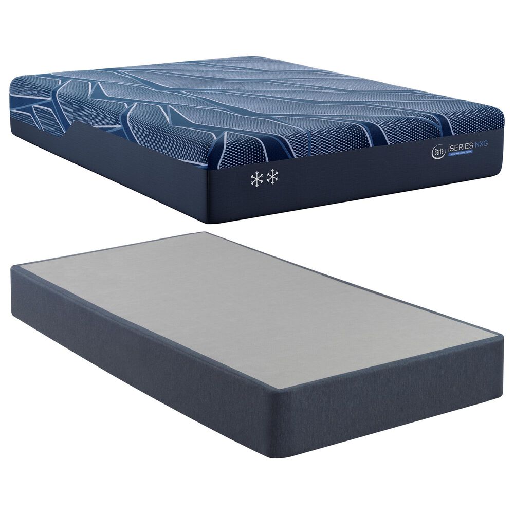 Serta iSeries NXG 1500 Firm Hybrid Twin XL Mattress with Low Profile Box Spring, , large
