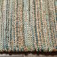 L&R Resources Natural Fiber Teal 5" x 7"9" Area Rug, , large