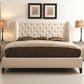 Bernhardt Maxime Queen Upholstered Bed in Cream, , large