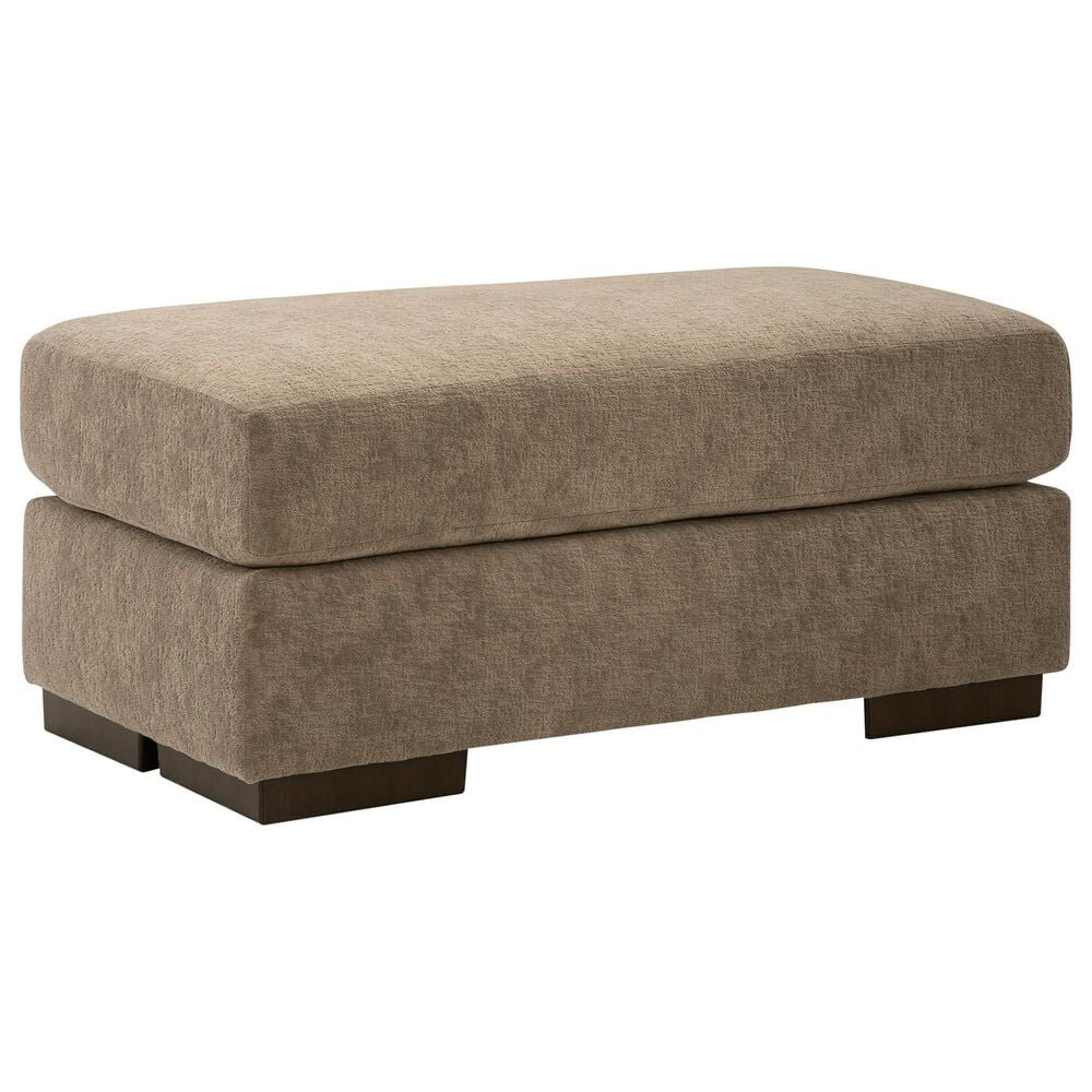 Ashley Jayne Park Chair and a Half with Ottoman in Pecan, , large