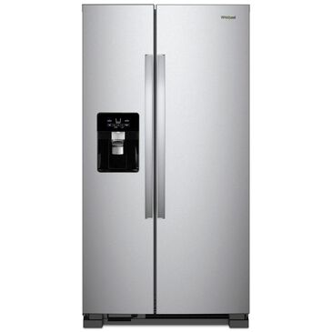 Whirlpool 24.5 Cu. Ft. 36" Wide Side-by-Side Refrigerator in Fingerprint Resistant Stainless Steel, , large