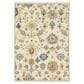 Oriental Weavers Lucca Flower Garden 2" x 3" Ivory Area Rug, , large