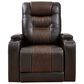 Ashley Composer Power Recliner with Adjustable Headrest in Brown, , large