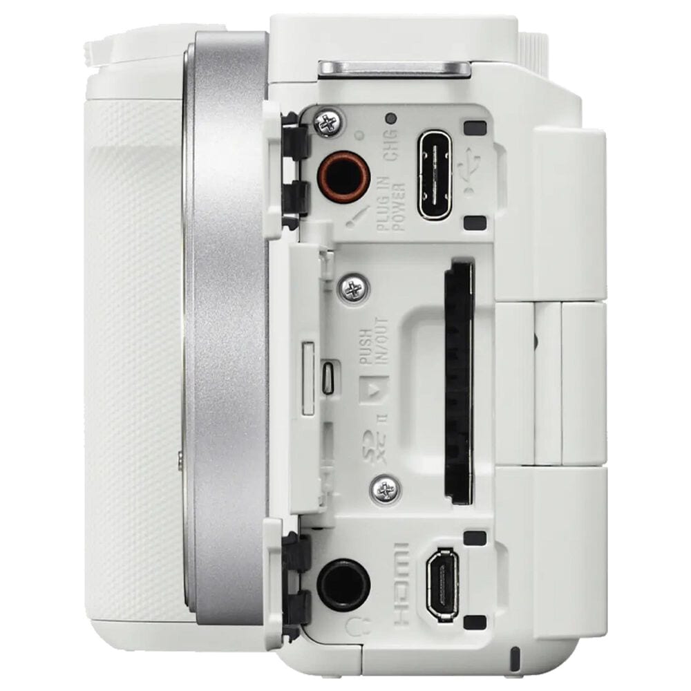 Sony Alpha ZV-E10 II APS-C Interchangeable Lens Mirrorless Content Creators Camera in White, , large