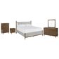 Ashley Lyncott 5-Piece Queen Bedroom Set in Brown, , large
