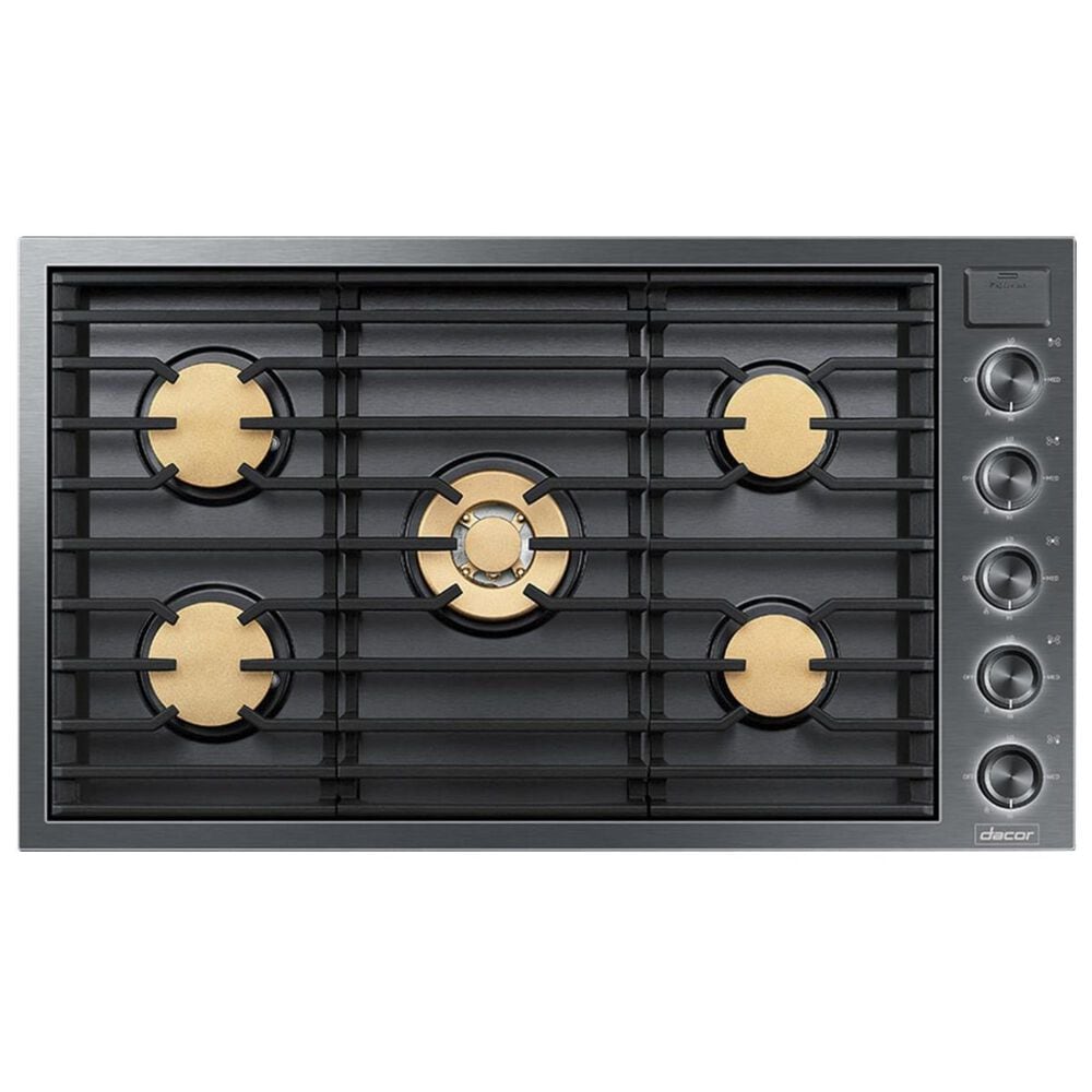 Dacor 36" Gas Cooktop in Graphite Stainless Steel, , large