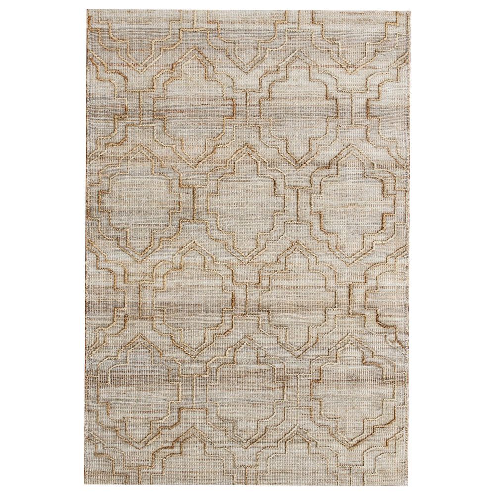 L&R Resources Maples Geometric 10" x 14" Natural Area Rug, , large