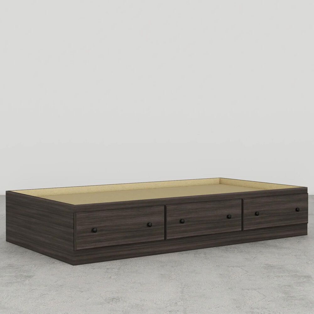 Lemoore Essential Twin Mates Bed in Grey Walnut, , large
