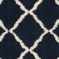 Safavieh Dallas Shag SGD257N-10 10" x 14" Navy/Ivory Area Rug, , large
