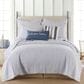 Levtex Tobago 3-Piece Stripe Full/Queen Quilt Set in Blue and White, , large