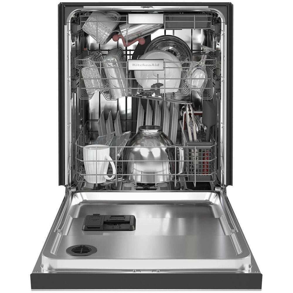 KitchenAid 24&quot; Built-In Pocket Handle Dishwasher with FreeFlex 3rd Rack and Front Control in PrintShield Stainless Steel, , large