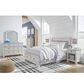 Ashley Robbinsdale 5 Drawer Single Knob Chest in Antique White, , large