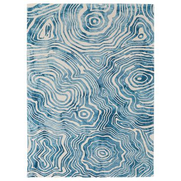 Feizy Rugs Lorrain 3"6" x 5"6" Blue and Ivory Area Rug, , large