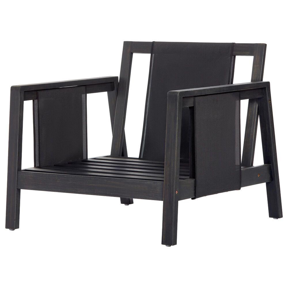 HOMLUX 4-Pieces Outdoor Conversation Set in White and Black, , large
