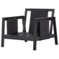 HOMLUX 4-Pieces Outdoor Conversation Set in White and Black, , large