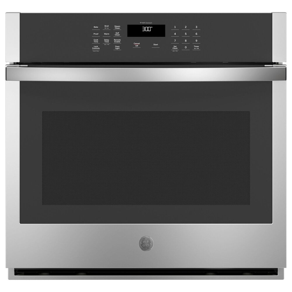 GE Appliances 2-Piece Kitchen Package with 30&quot; Smart Built-In Single Wall Oven and Gas Cooktop in Stainless Steel, , large