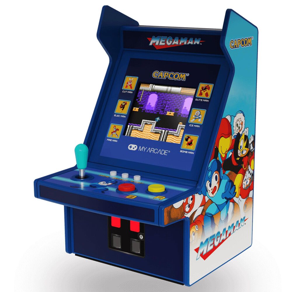 My Arcade Mega Man Micro Player Pro Portable Retro Arcade in Blue, , large