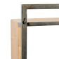 Maple and Jade 24" x 35" Wall Shelf in Natural Brown and Black, , large
