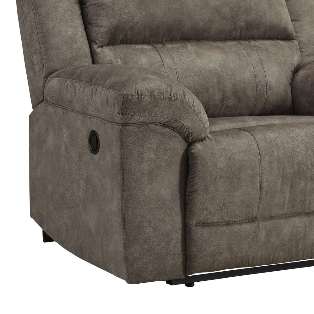 Ashley Laresview Manual Zero Wall Wide Seat Recliner in Fossil, , large