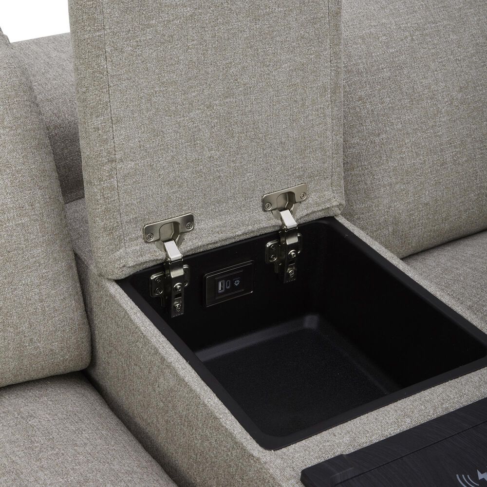 Interlochen 6-Piece Power Reclining Sectional in Brent Sand, , large