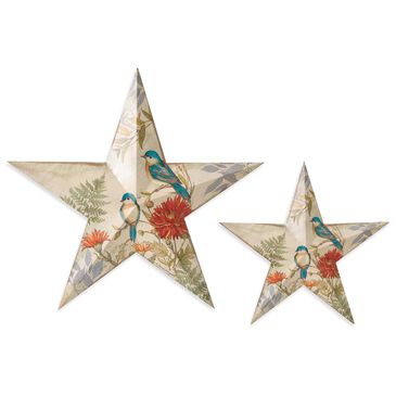 The Gerson Company 24.8" x 24.8" Spring Bird Wall Art in Multicolor (Set of 2), , large