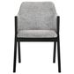 Blue River Arcadia and Renzo 5-Piece 42" Dining Set with Gray Cushion in Black, , large