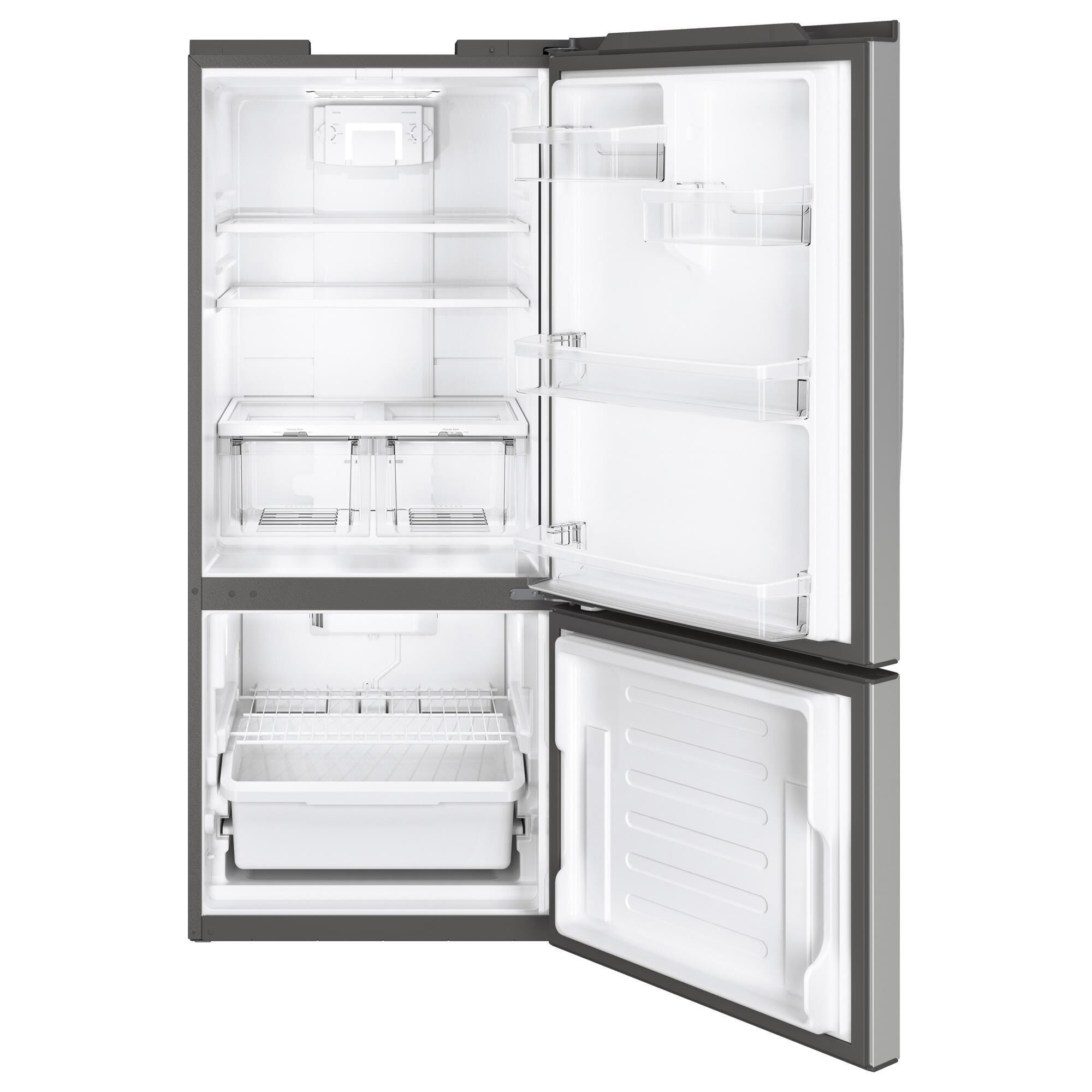 21 cu ft best sale refrigerator bottom freezer