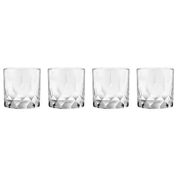 Anchor Hocking Cienna 12 Oz Double Rock in Clear (Set of 4), , large