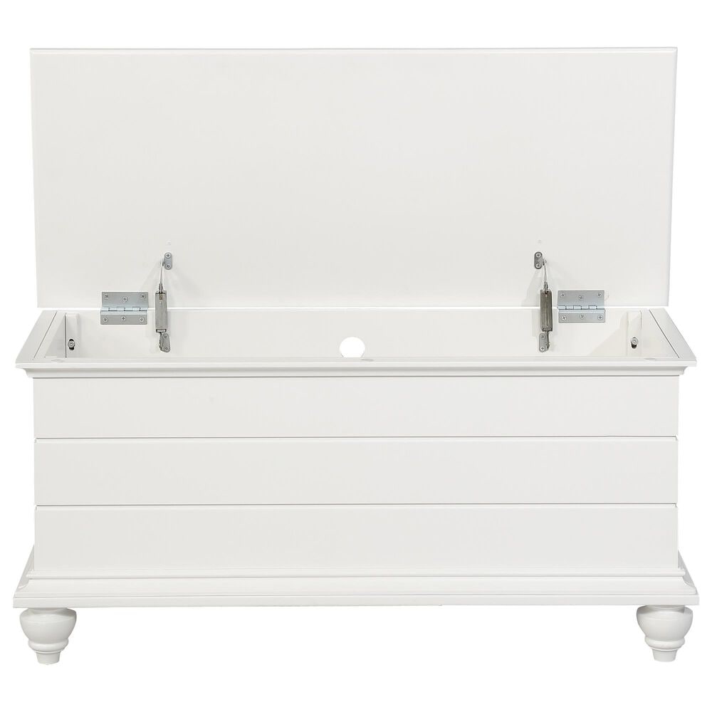 Linon Home Decor Whitehurst Cedar Chest in White, , large