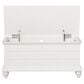 Linon Home Decor Whitehurst Cedar Chest in White, , large