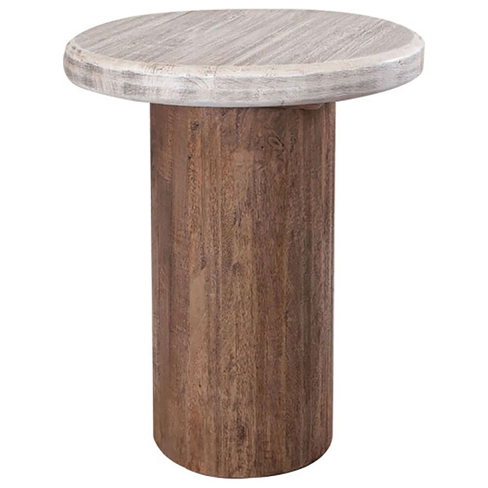 Fallridge Sahara End Table in Caramel and Cream, , large