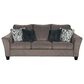 Signature Design by Ashley Nemoli Stationary Sofa in Slate, , large