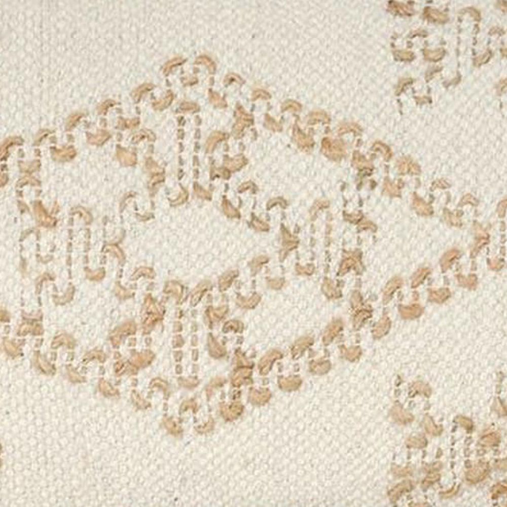 Classic Home Farm 16" x 36" Lumbar Throw Pillow in Ivory and Natural, , large