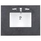 James Martin Vanities Breckenridge 30" Single Bathroom Vanity in Serenity Blue with 3 cm Charcoal Soapstone Quartz Top and Rectangular Sink, , large