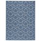 Nourison Horizon HOZ01 Denim 5" x 7" Indoor/Outdoor Area Rug, , large