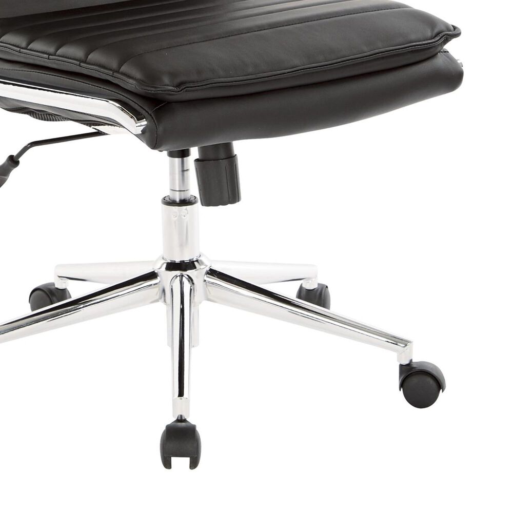 OSP Home Armless Manager Chair in Black, , large