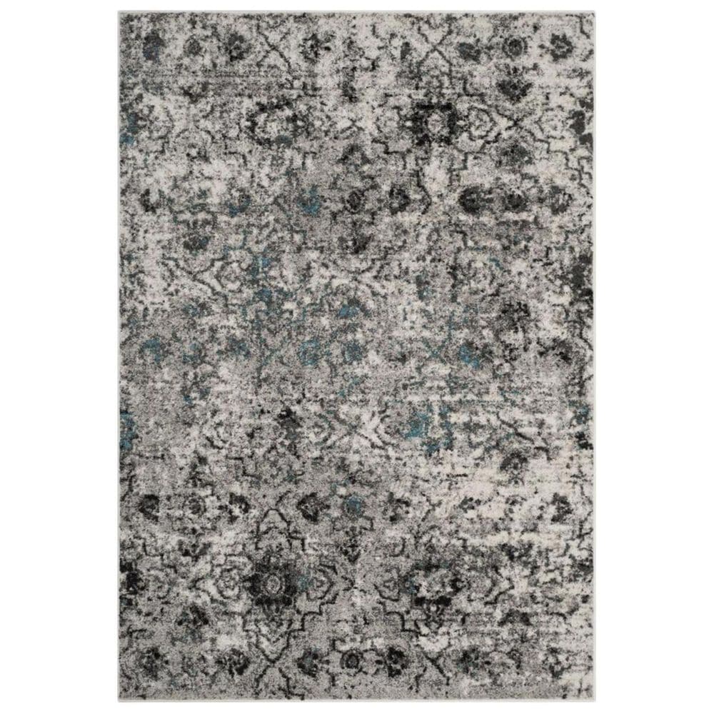 Safavieh Adirondack ADR135C 5"1" x 7"6" Grey and Black Area Rug, , large