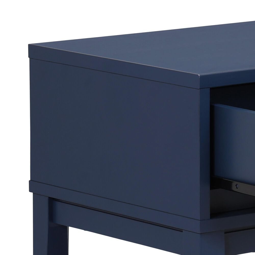 Safavieh Fidia 1-Drawer Nightstand in Navy Blue, , large