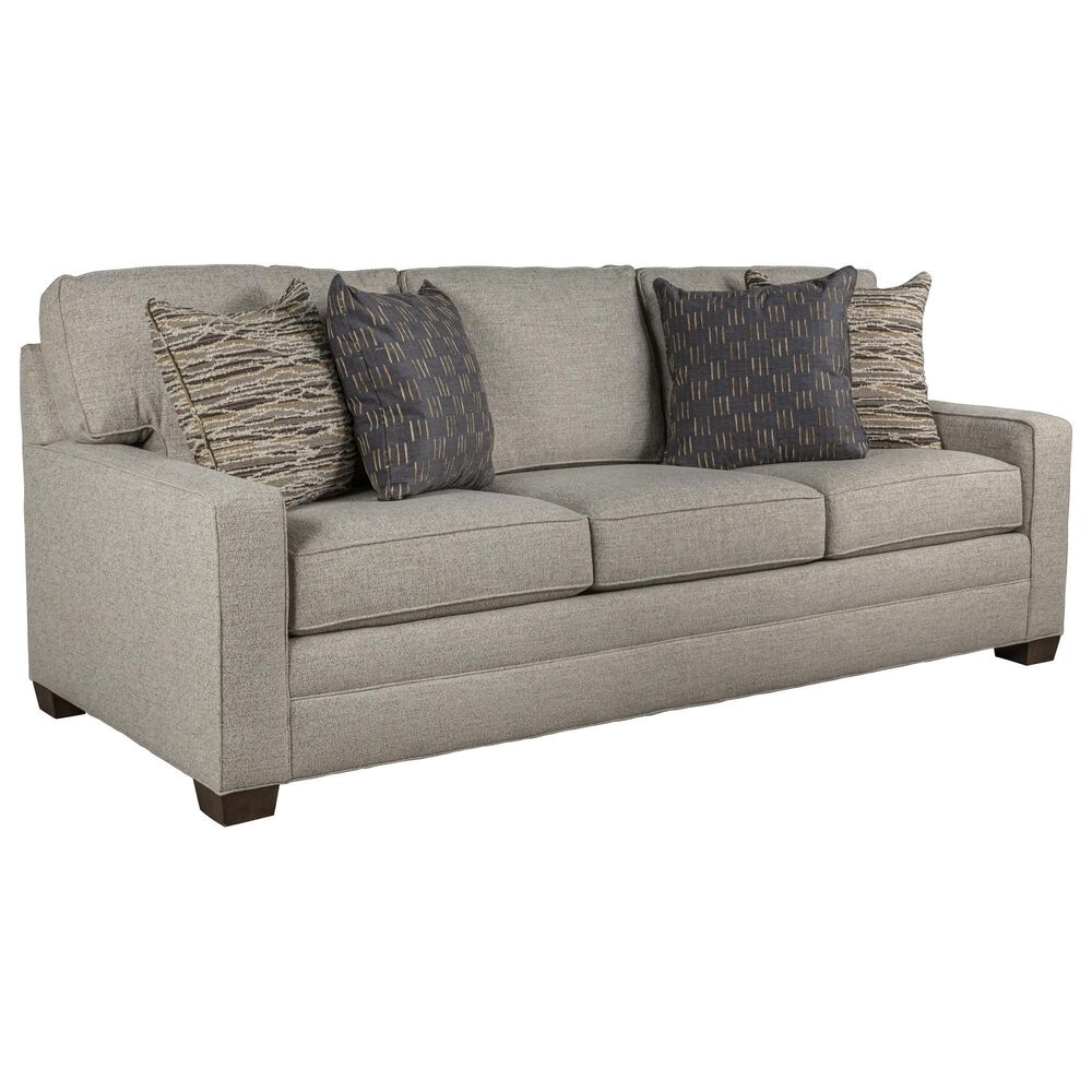 Huntington House Stationary Sofa in Taupe Tweed, , large