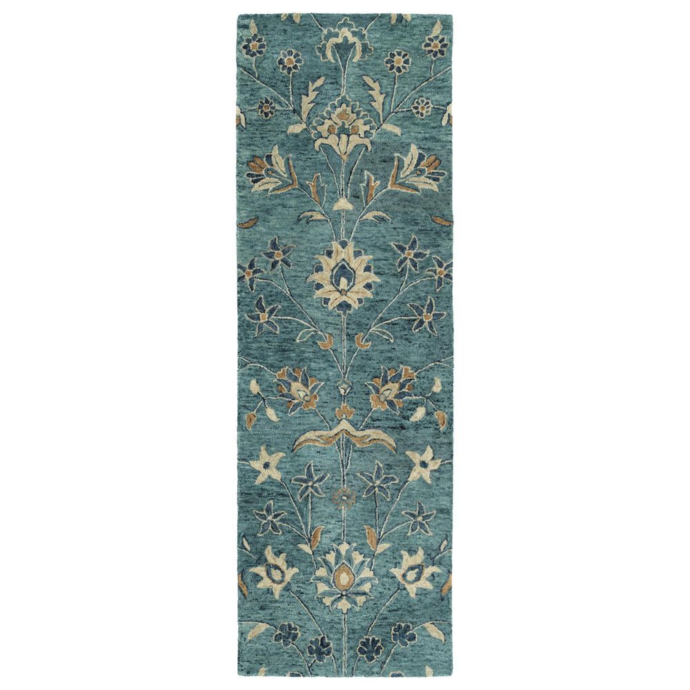 Kaleen Rugs Chancellor 2"6" x 8" Blue, Navy, Gold, Cream and Brown Runner, , large