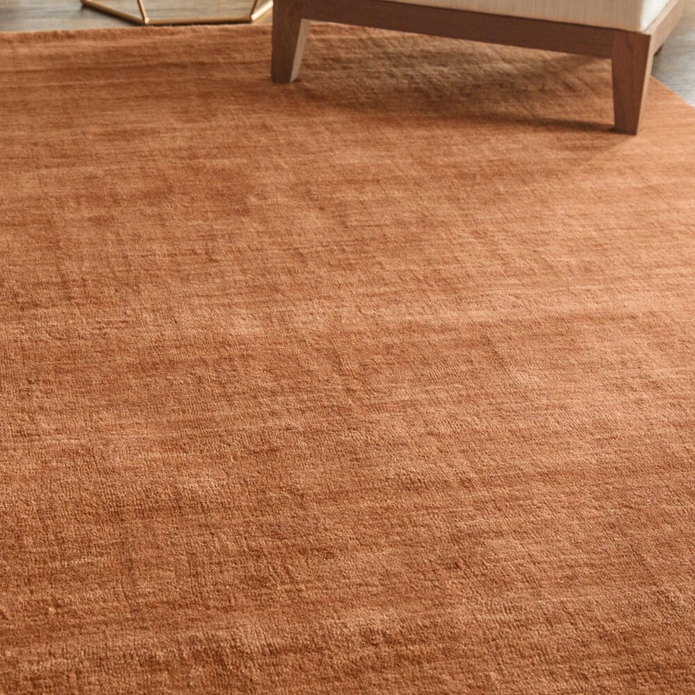 Feizy Luna Orange 8&#39; x 11&#39; Area Rug, , large