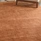 Feizy Luna Orange 8" x 11" Area Rug, , large