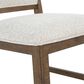 Furniture of America Virex Upholstered Side Chair in Dark Walnut (Set of 2), , large