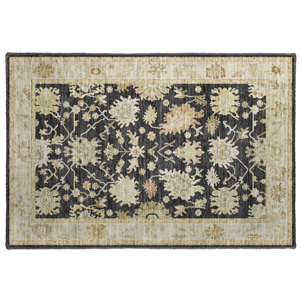 Dalyn Rug Company Hatay HY2 2"6" x 3"10" Black Area Rug, , large